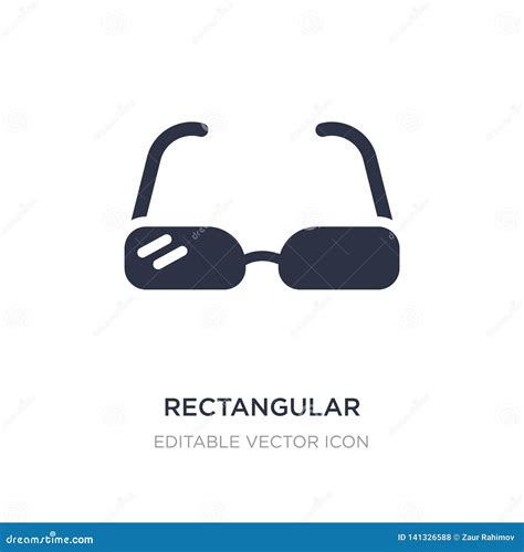 Rectangle Glasses Icons .